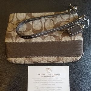 Authentic Coach Wristlet